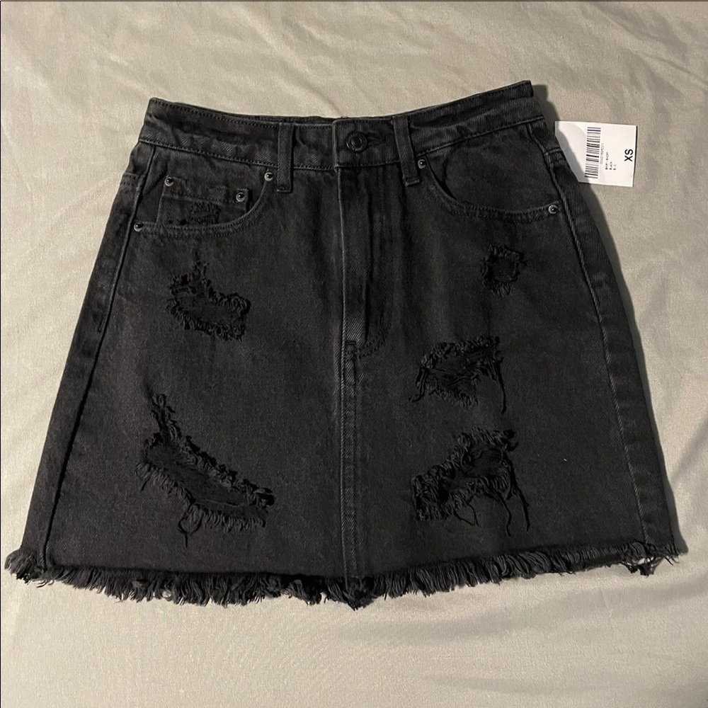 🌟Forever 21 Denim Black Skirt